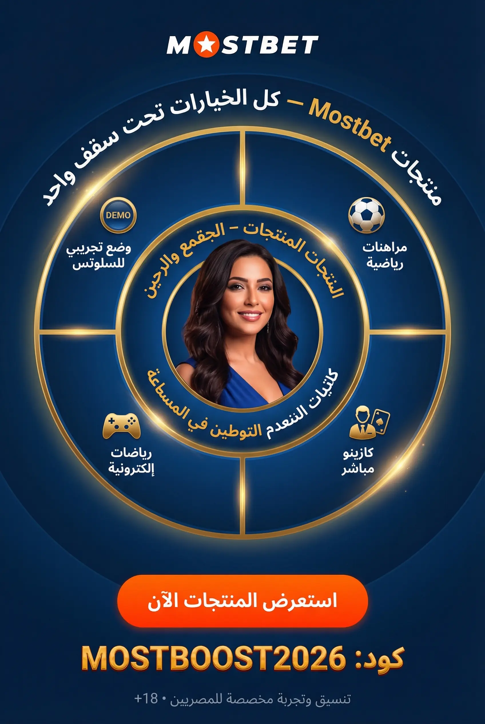 صورة عمودية لمعلومات عامة عن منصة Mostbet